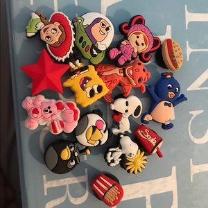 15 Croc Charms, Jibbitz, Pins